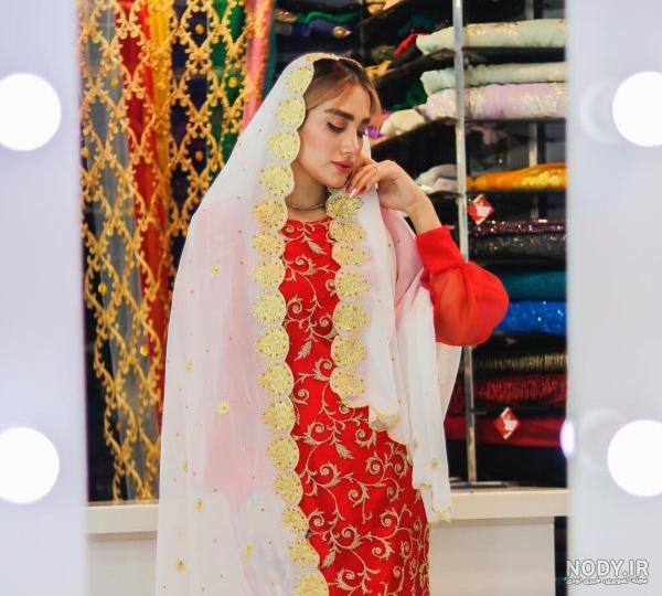 عکس لباس بندری گلابتونی ساده ۱۴۰۰ - عکس نودی عکس لباس بندری گلابتونی ساده ۱۴۰۰ - عکس نودی