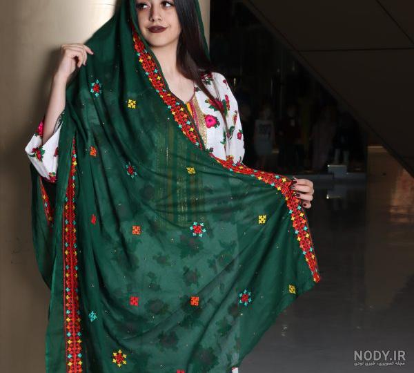 عکس مدل شال نگینی بندری عکس مدل شال نگینی بندری