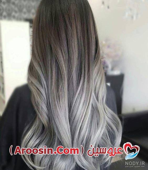 عکس موی دودی خاکستری