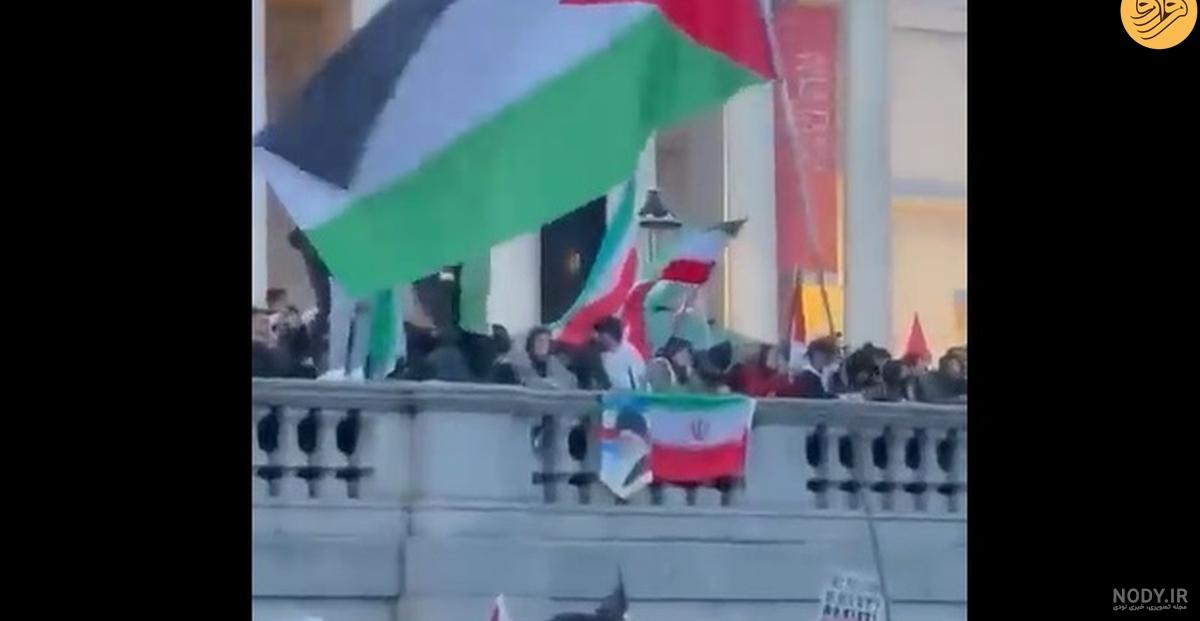 عکس پرچم ایران با رهبری عکس پرچم ایران با رهبری