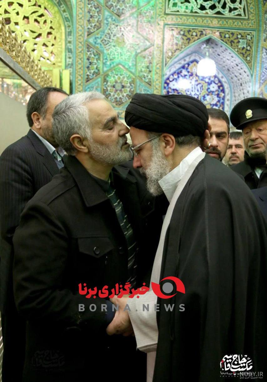عکس سلیمانی و رئیسی