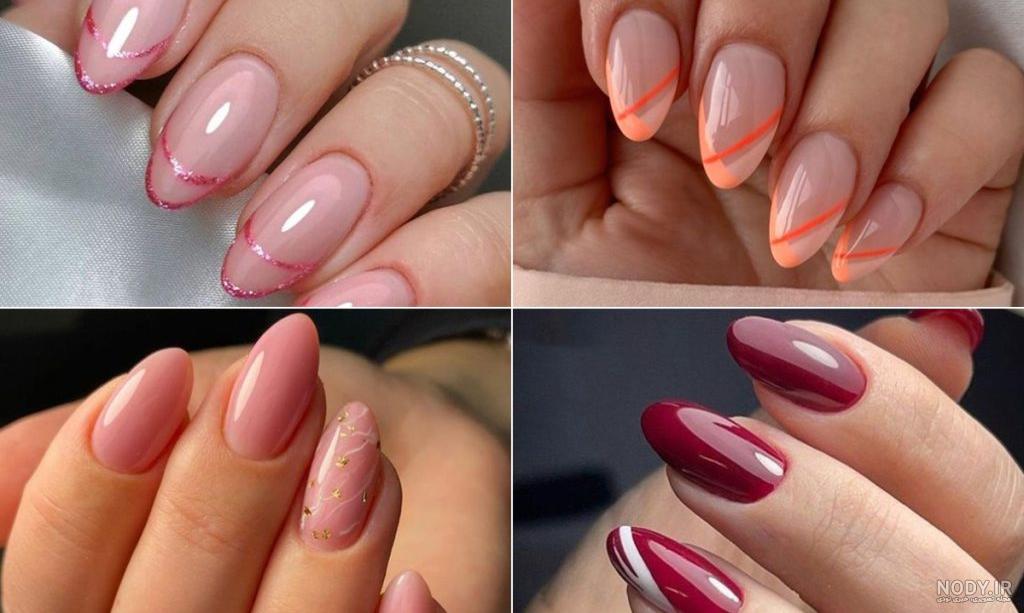 بیش از 30 مدل مانیکور برای ناخن‌های بیضی و مربع شکل - استایلی