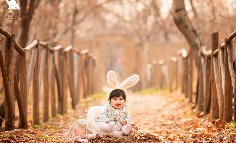 عکاسی از کودک در طبیعت | ژست عکس کودک در فضای باز 2024