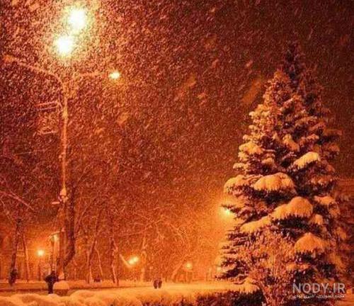 عکس نوشته برف برای پروفایل