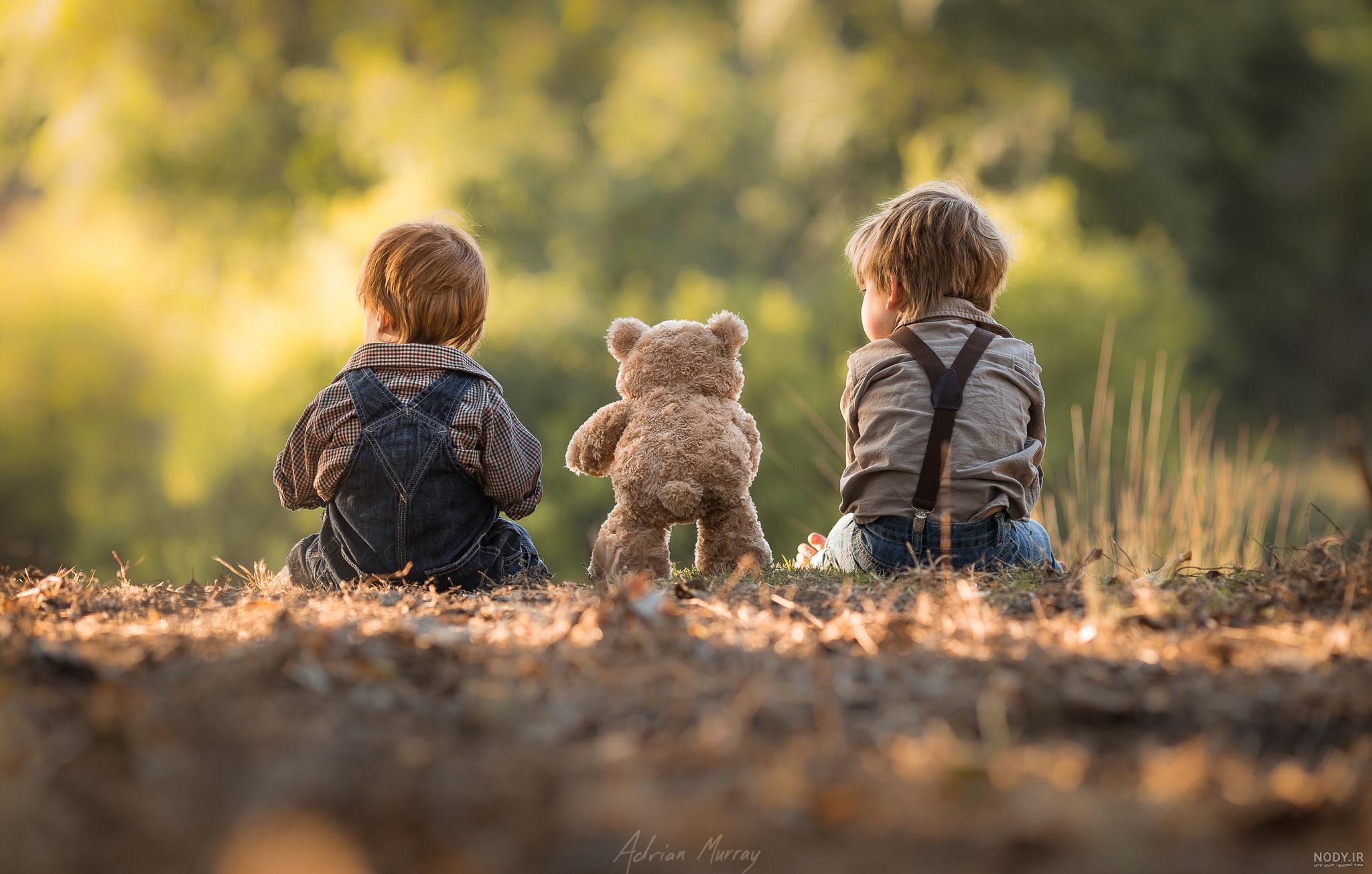 عکس کودک در فضای باز تولد