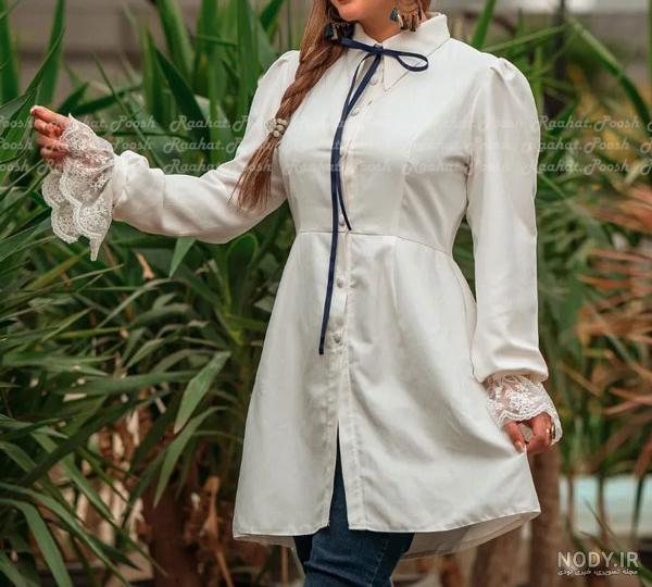 مدل تونیک گشاد و جدید دخترانه اینستاگرام + تونیک گشاد خانگی