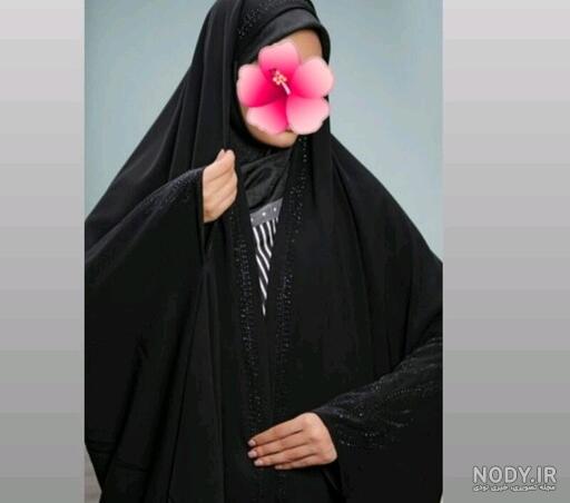 نصب نگین روی چادر مشکی - تک شو - تماشا
