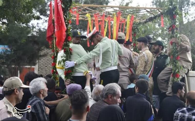 عکس مادر شهید ناصر حیدری دژ عکس مادر شهید ناصر حیدری دژ
