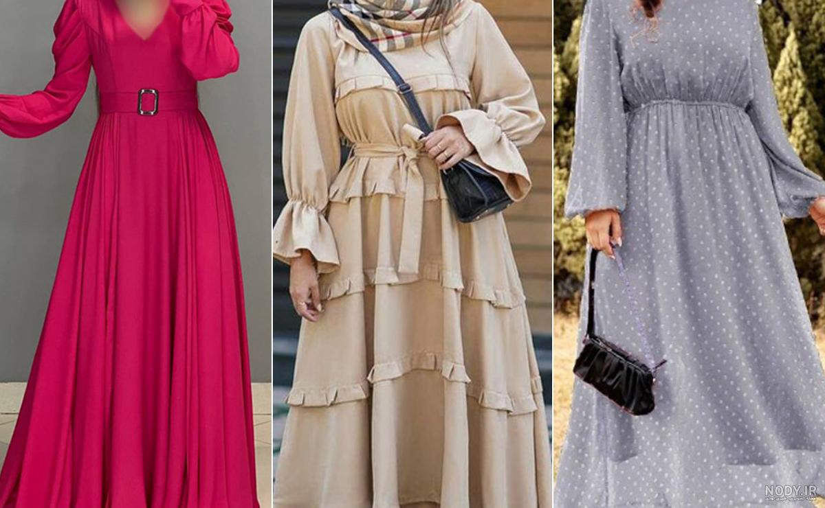 عکس مدل پیراهن نیم کلوش عکس مدل پیراهن نیم کلوش