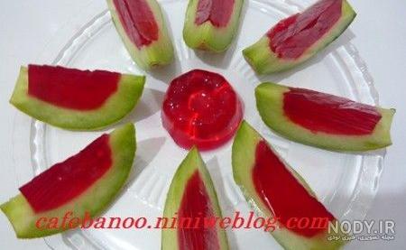 عکس ژله با طالبی