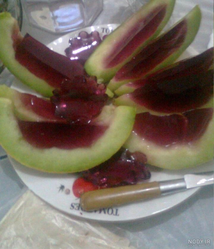 عکس ژله با طالبی