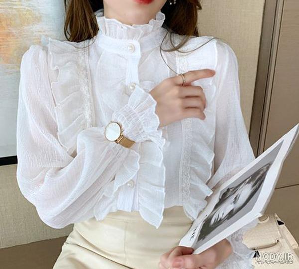 ۳۵ مدل شومیز جلو بسته دخترانه جدید ۱۴۰۲ ؛ طرحهای ساده و گلدار - ماگرتا ۳۵ مدل شومیز جلو بسته دخترانه جدید ۱۴۰۲ ؛ طرحهای ساده و گلدار - ماگرتا