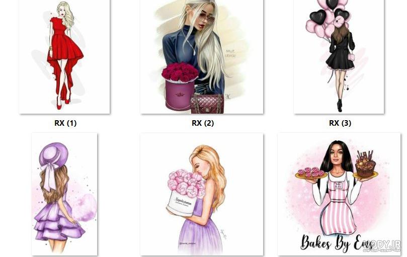 260 عکس نقاشی دختر روی کیک ideas | cute drawings, girly drawings ...