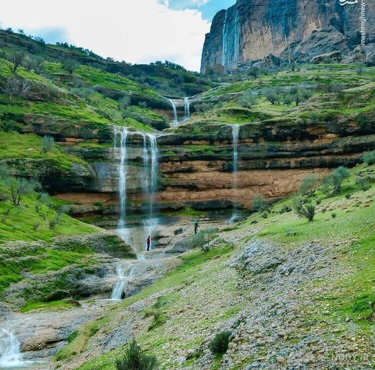 تصاویری از آبشار زیبای دزفول