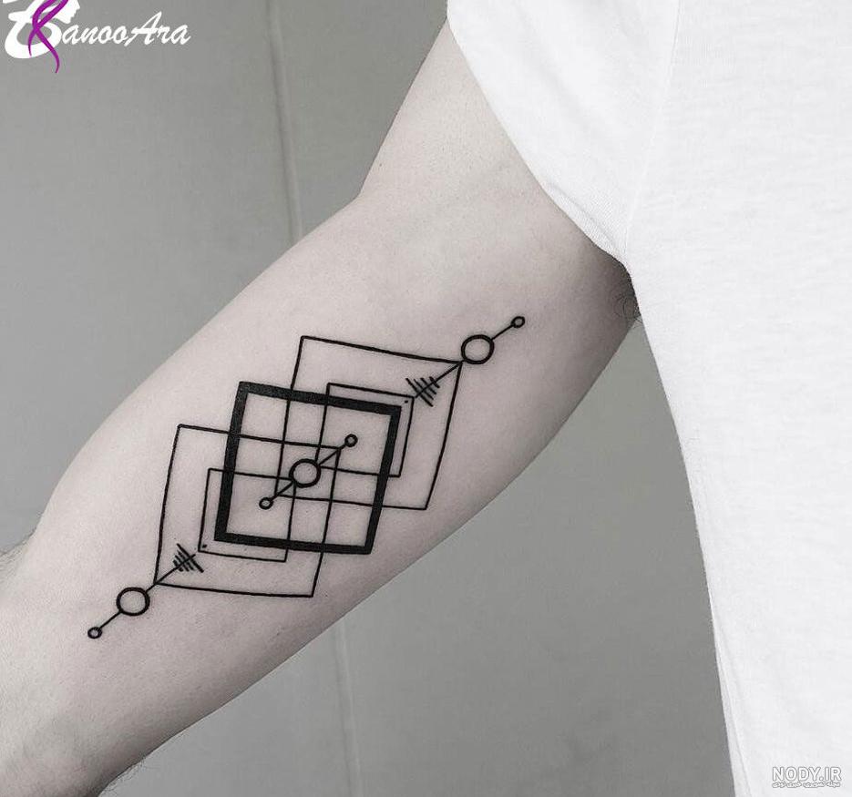 طرح تاتو روی ساق پا مردانه. خدمات آرایشگاه زنانه بانوآرا | ارائه کننده ...