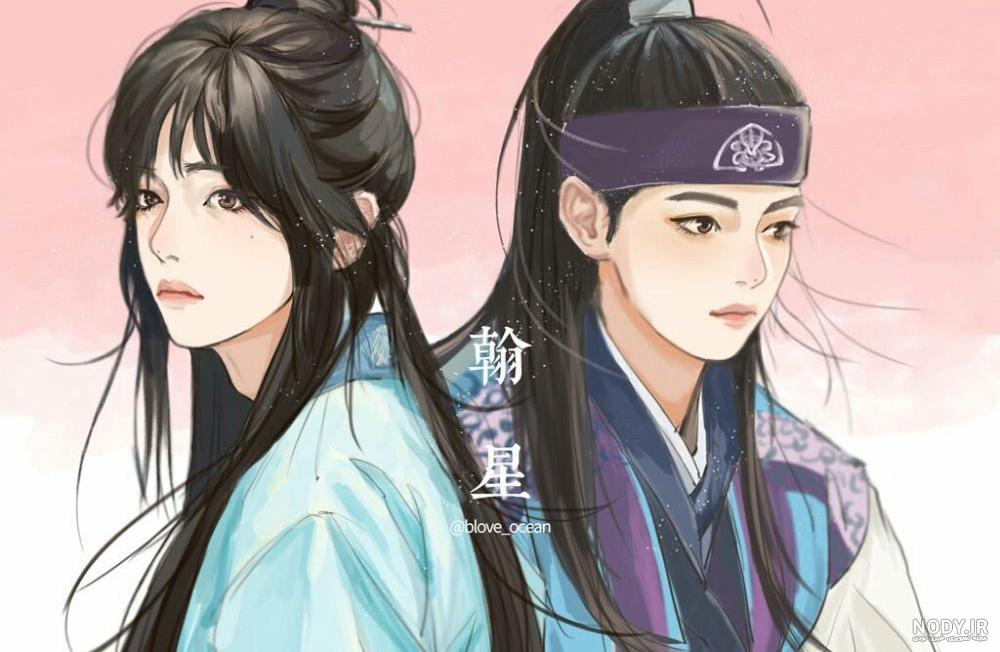 عکس بی تی اس کارتونی 💜 (عکس های فانتزی BTS) - پیکوپیکس