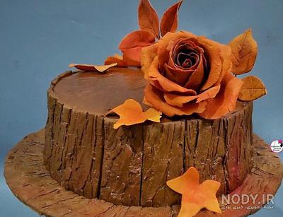 عکس دختر پاییزی فانتزی برای روی کیک - عکس نودی