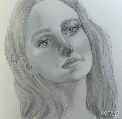 عکس دخترانه ساده نقاشی