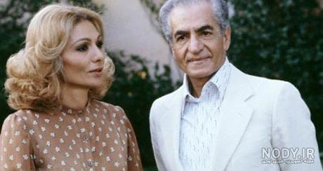 عکس رضا شاه و زنش