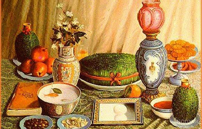 عکس عید نوروز سفره هفت سین