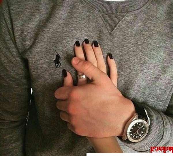 عکس فیک دست دو دختر