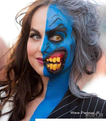 عکس نقاشی صورت روی - عکس نودی عکس نقاشی صورت روی - عکس نودی