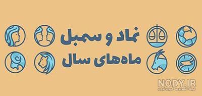 عکس نماد ماه های سال + نکات جالب در مورد متولدین هر ماه
