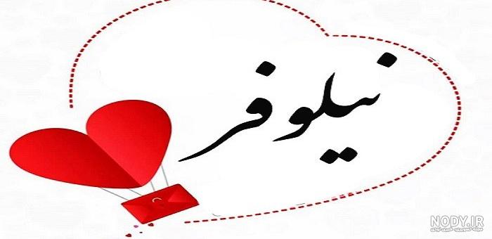 عکس نوشته نیلوفر جونم تولدت مبارک