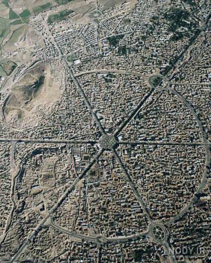 عکس هوایی ایران خودرو - عکس نودی