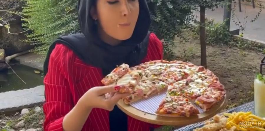 آموزش پیتزا قارچ و گوشت آموزش پیتزا قارچ و گوشت