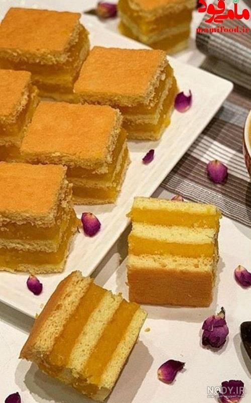 طرز تهیه کیک حلوا برشی به صورت مجلسی با طعم بی نظیر