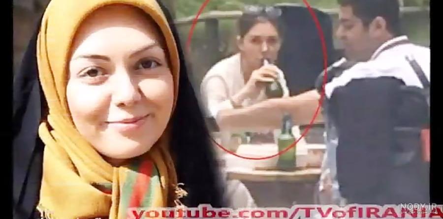 عکس آزاده زارعی با همسرش