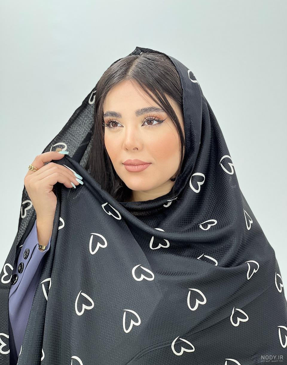 عکس شال دخترانه مشکی - عکس نودی عکس شال دخترانه مشکی - عکس نودی