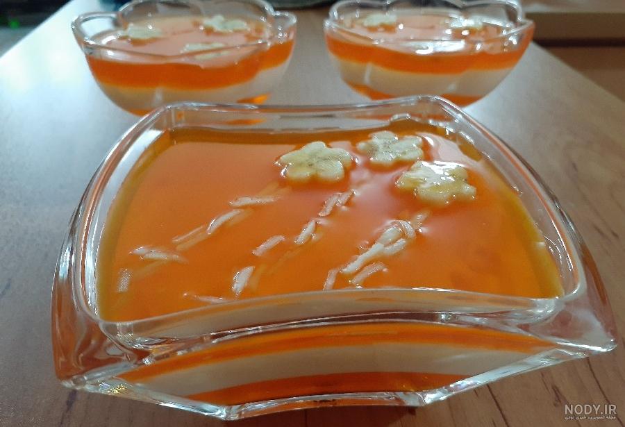 عکس ژله با فرنی