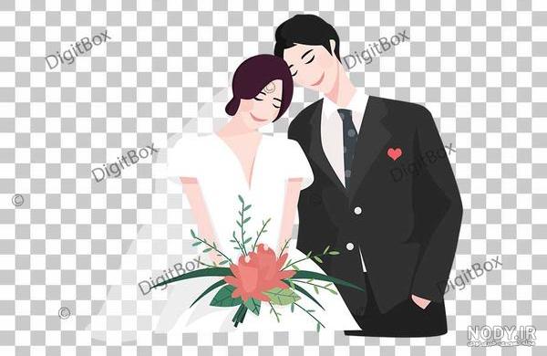 عکس کارتونی عروس