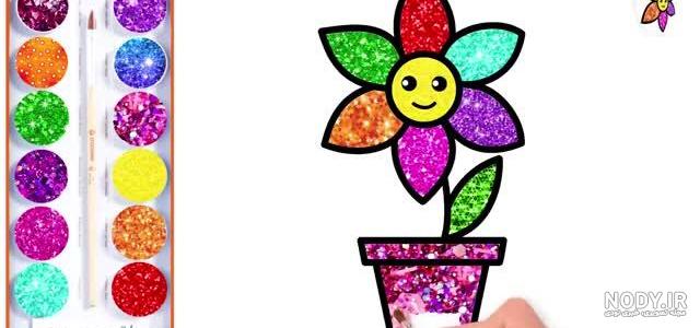 نقاشی گل : 50 طرح گل برای رنگ آمیزی کودکان نقاشی گل : 50 طرح گل برای رنگ آمیزی کودکان