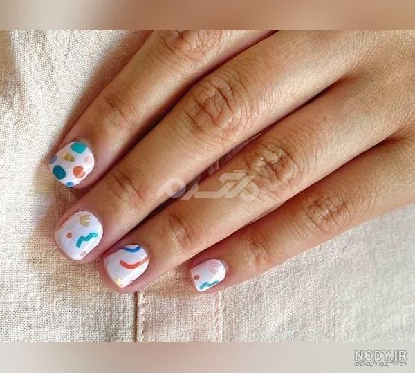 عکس طرح ناخن بچه گانه ساده عکس طرح ناخن بچه گانه ساده