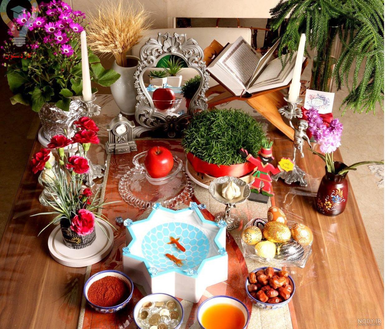 ایده تزیین سفره هفت سین 1403؛ سنتی و مدرن - ژاویز ایده تزیین سفره هفت سین 1403؛ سنتی و مدرن - ژاویز
