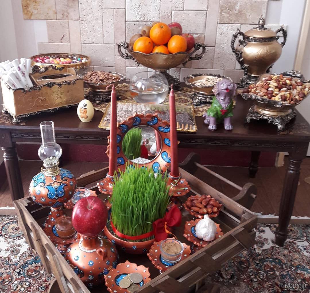 ایده های تزیین سفره هفت سین ۱۴۰۰ (ساده، اصیل و شیک) • ستاره