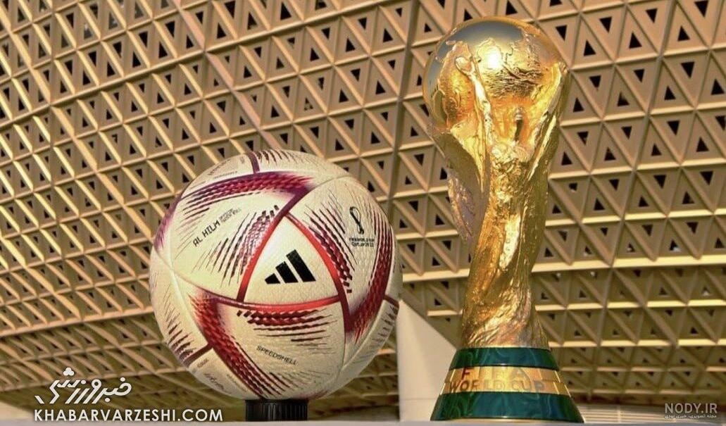 عکس ا رونمایی رسمی FIFA از توپ نیمه‌نهایی و فینال جام جهانی ۲۰۲۲ ...