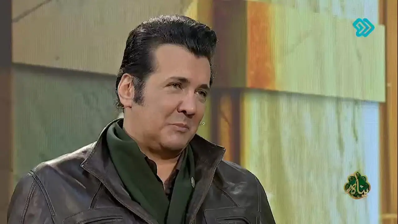 عکس حسام نواب صفوی با همسرش