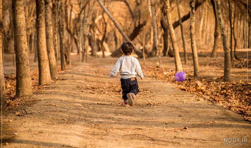 عکس پاییزی کودکان