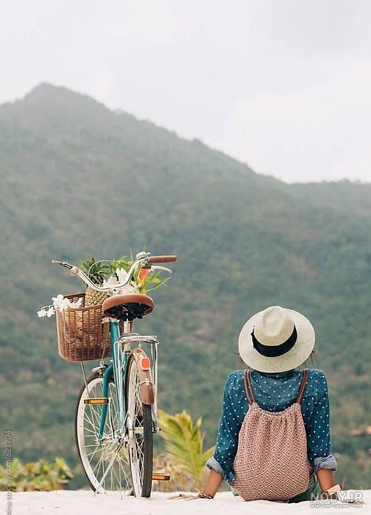 عکس پروفایل دختر طبیعی از پشت ❤️ [ بهترین تصاویر ]