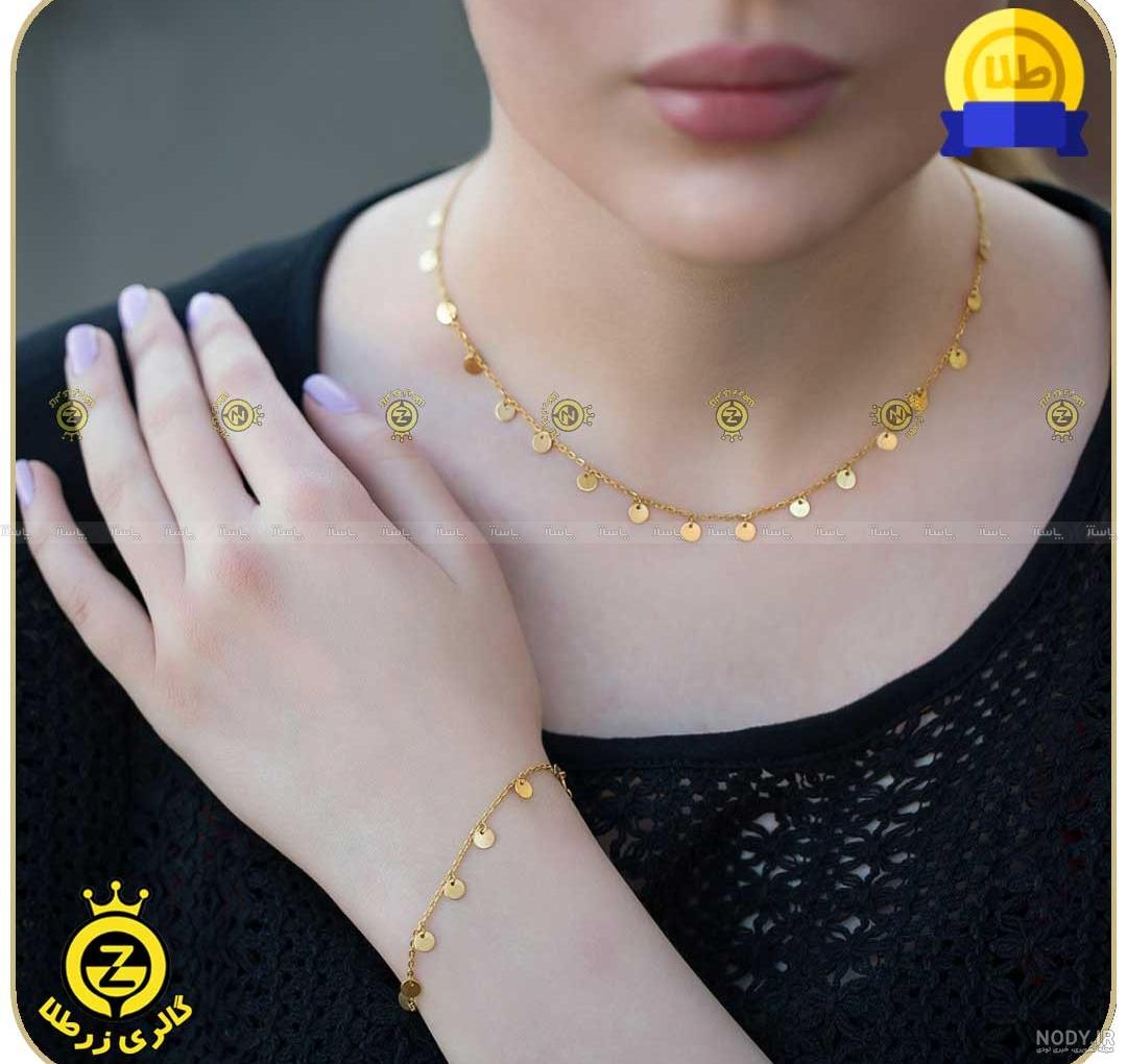 عکس گردنبند طلا بچه گانه عکس گردنبند طلا بچه گانه