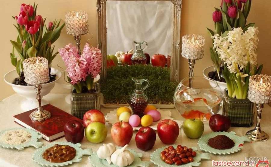 مدل تزیین سفره هفت سین با ایده های ساده، شیک و مدرن