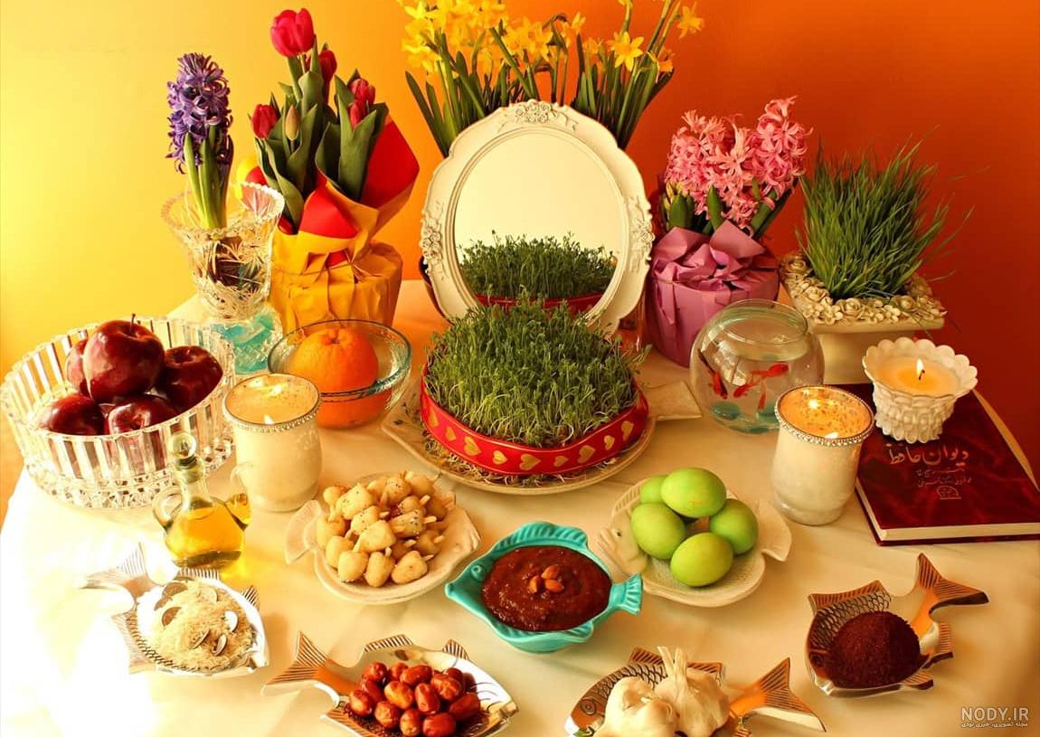 مدل سفره هفت سین 1401 شیک و مدرن و مجلسی