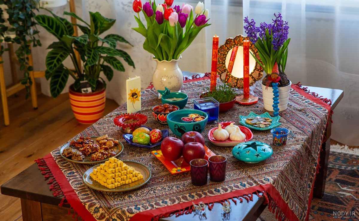 ۴۲ ایده برای چیدن سفره هفت سین درنوروز (۹۸)