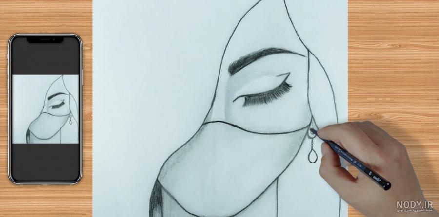 آموزش نقاشی آسان صورت دخترانه - فیلو