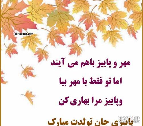 استوری تولد خواهر پاییزی