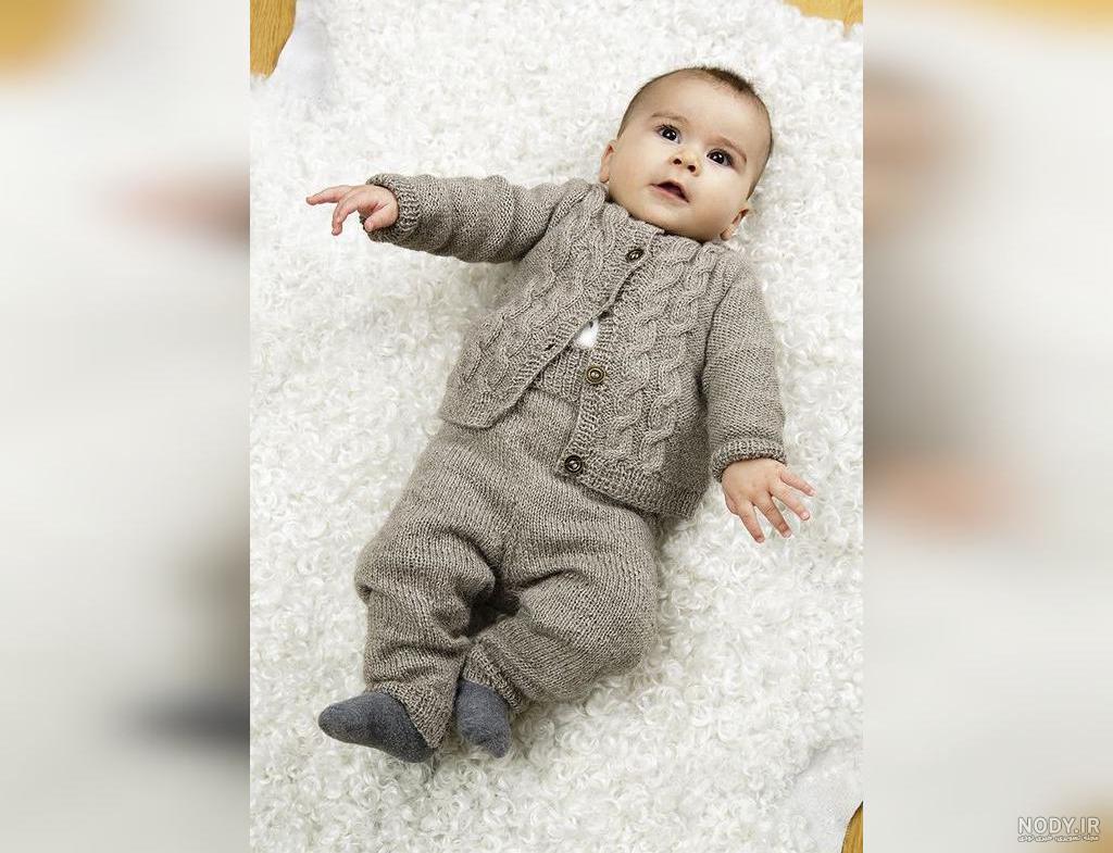 بافت ژاکت نوزاد + آموزش مرحله به مرحله تصویری دوخت ژاکت نوزادی